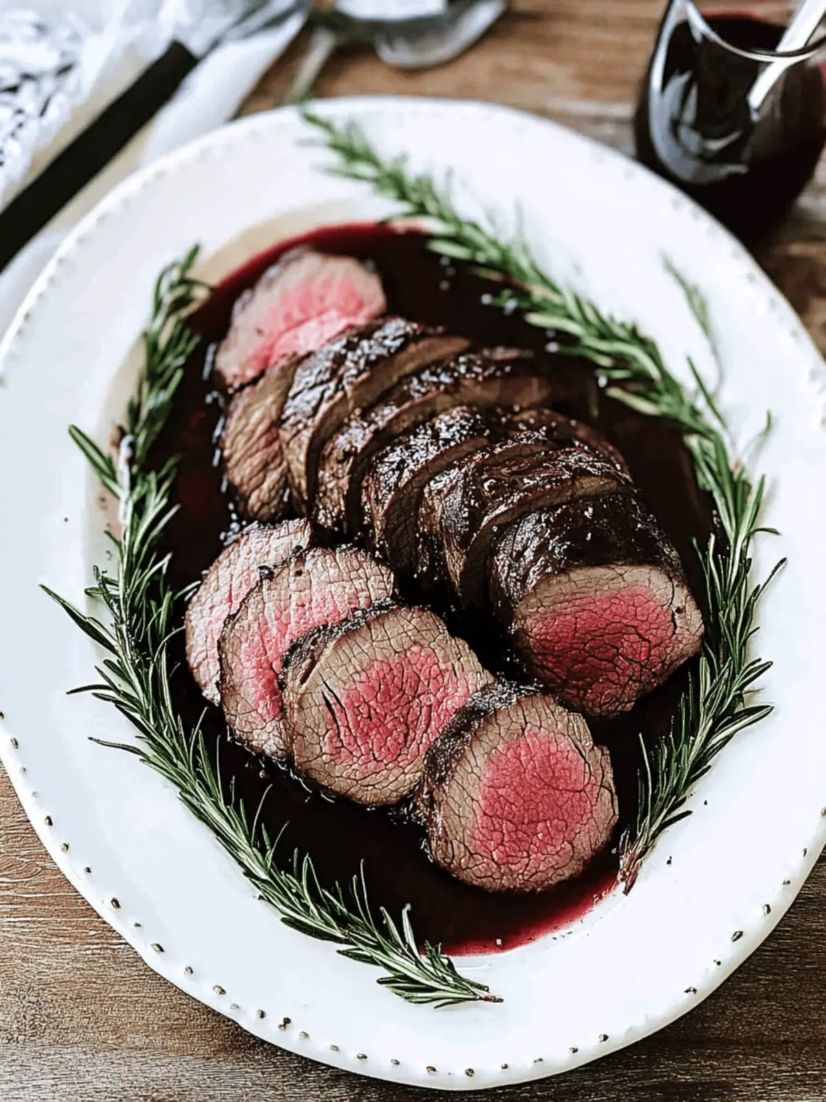 Savor Every Bite of Beef Tenderloin with Red Wine Sauce 4 Beef Tenderloin with Red Wine Sauce