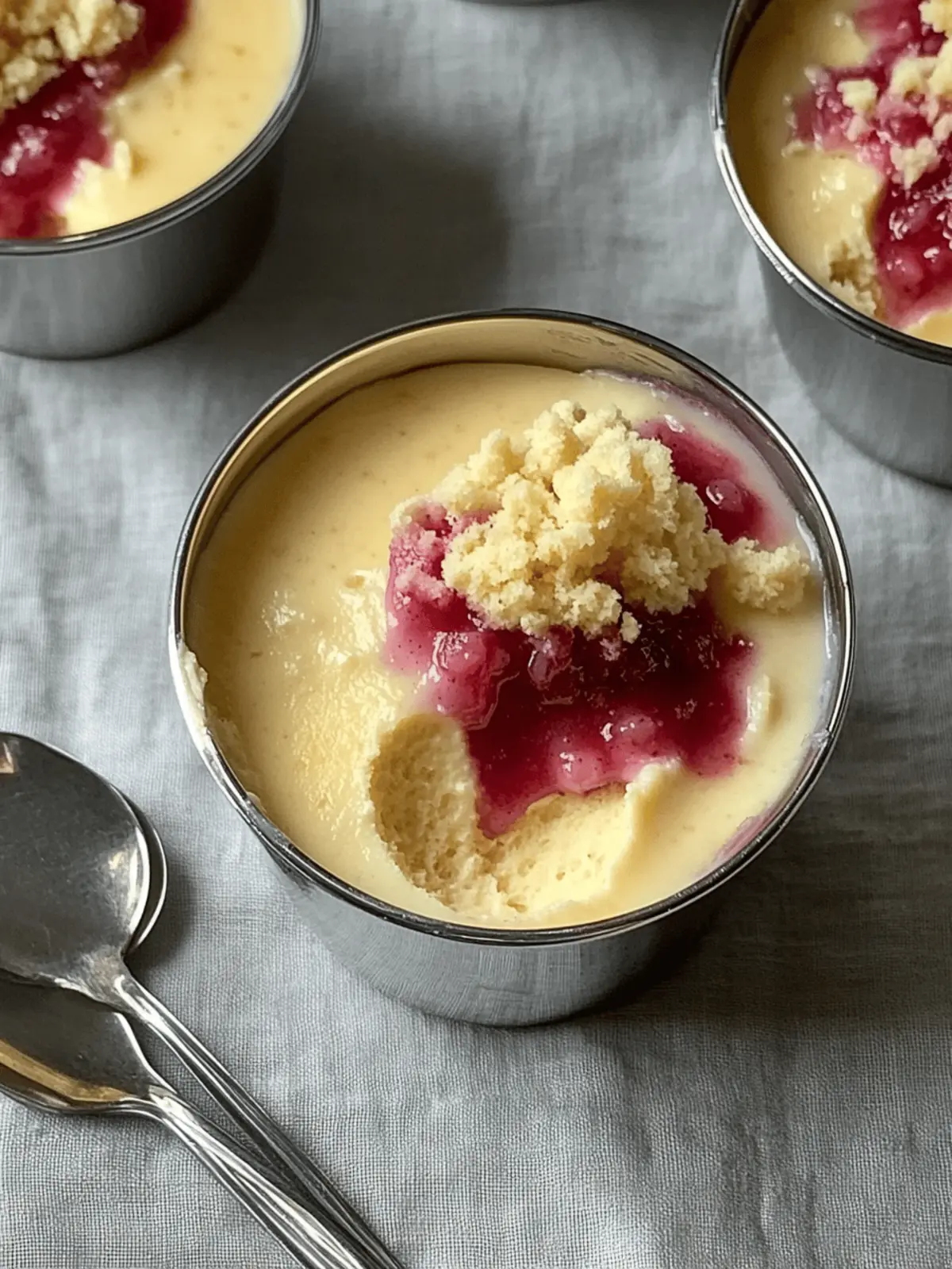 RHUBARB & CUSTARD PUDDING
