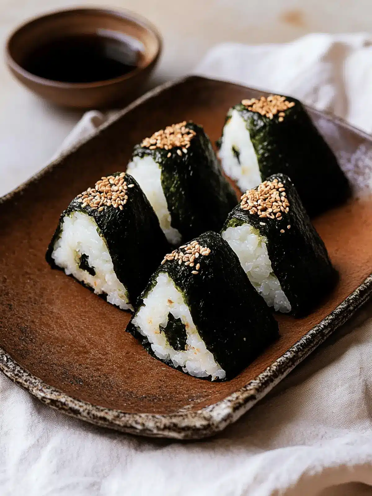 Miso Eggplant Onigiri