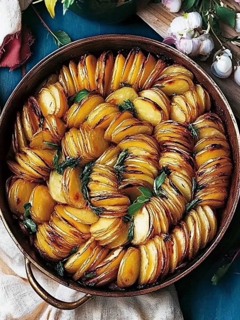 Crispy pan potatoes