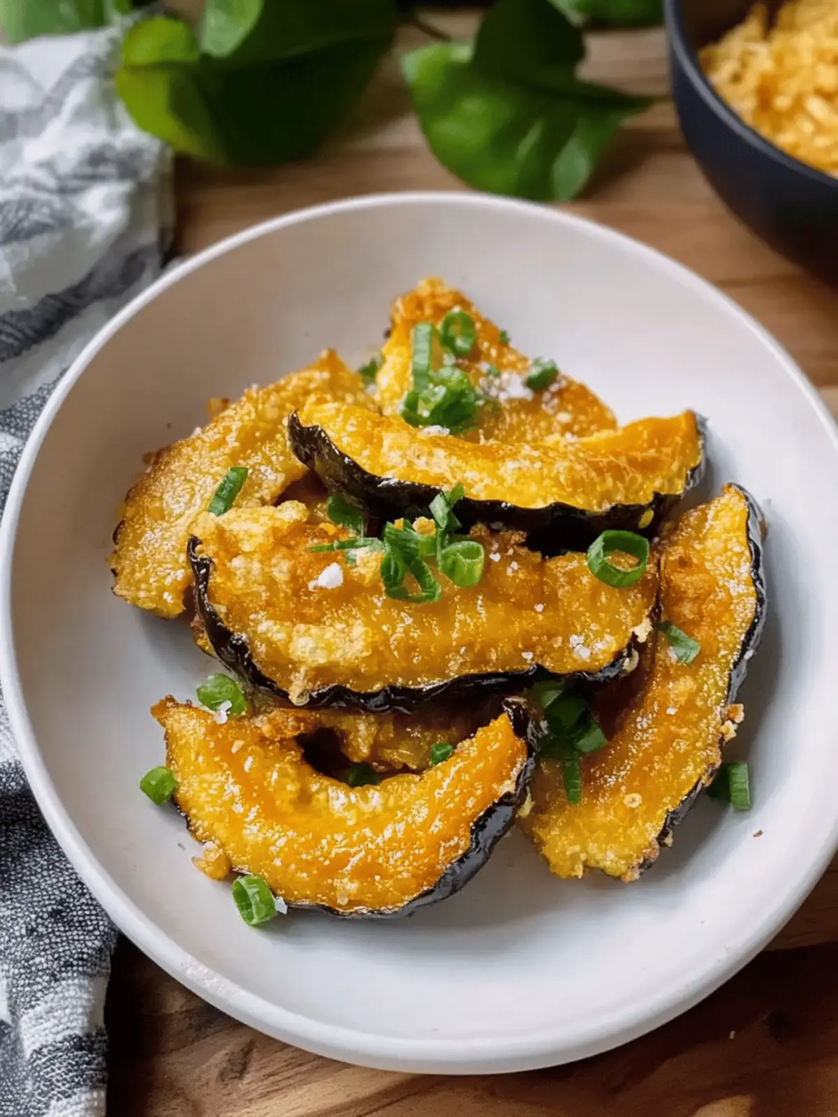 Crispy Pumpkin with Salted Egg Yolk – A Must-Try Savory Snack 3 crispy pumpkin with salted egg yolk
