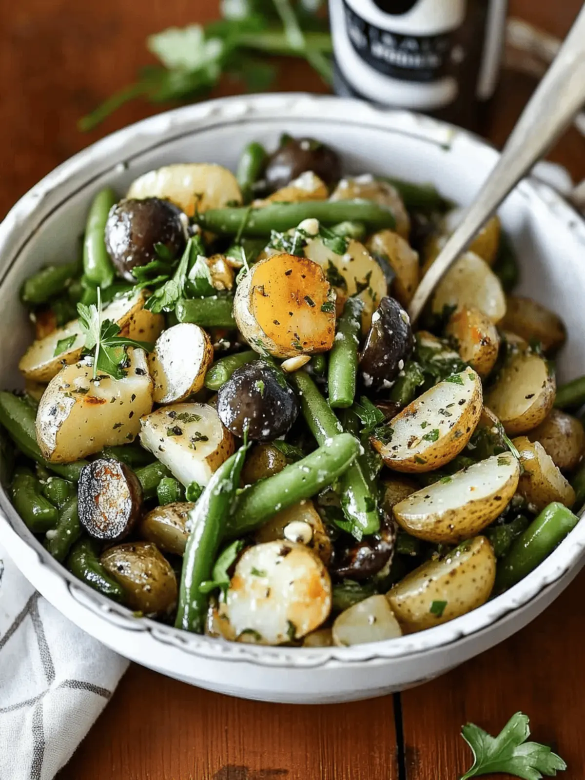 Zesty French-Style Potato and Green Bean Salad for Gatherings 4 French-Style Potato and Green Bean Salad