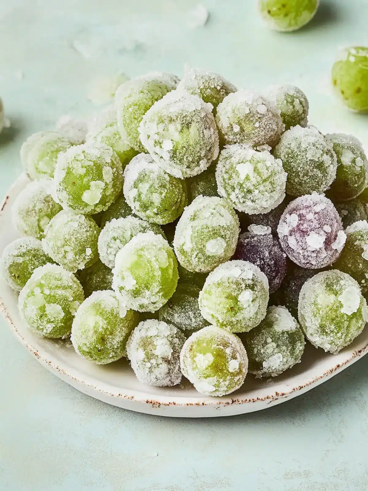 Healthy Sour Candied Frozen Grapes You Need to Try Today 4 Healthy Sour Candied Frozen Grapes
