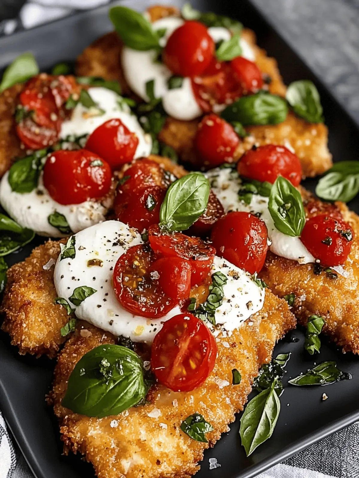 Italian basil chicken cutlets