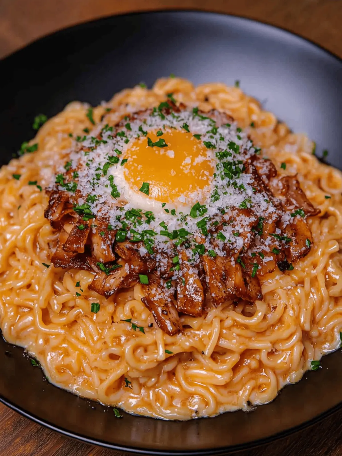Savory Ramen Carbonara: A Fast and Fun Dinner Twist 5 Ramen Carbonara