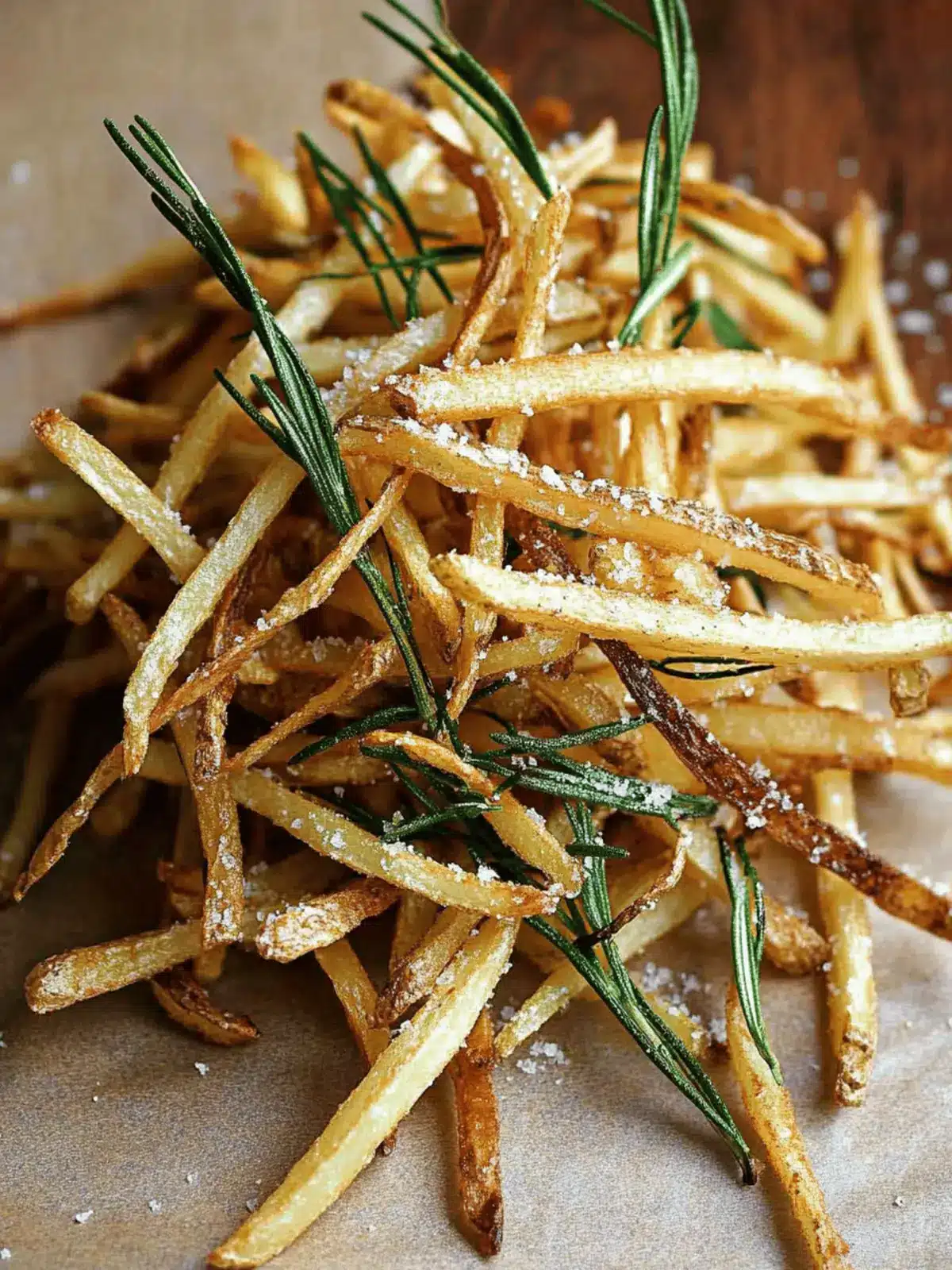 Fries with Lemon Salt & Rosemary