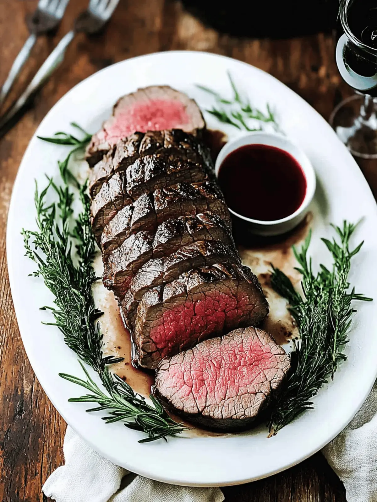 Savor Every Bite of Beef Tenderloin with Red Wine Sauce 2 Beef Tenderloin with Red Wine Sauce