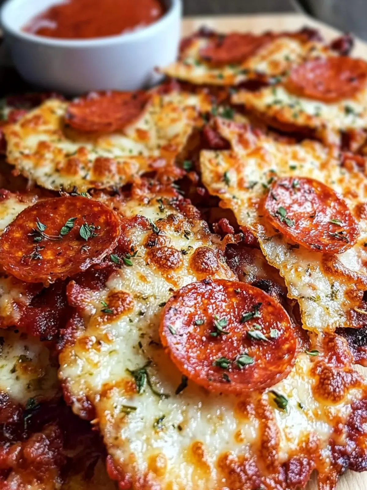 Keto Pizza Chips