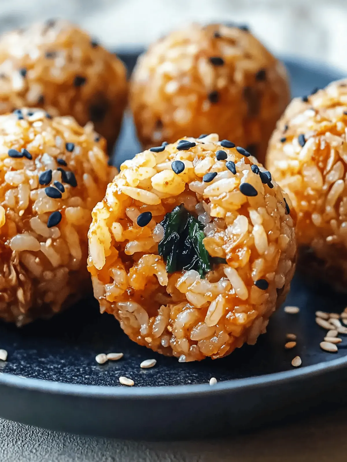 Irresistible Kimchi Rice Balls (Kimchi Jumeokbap) You'll Love 3 Kimchi Rice Balls (Kimchi Jumeokbap)