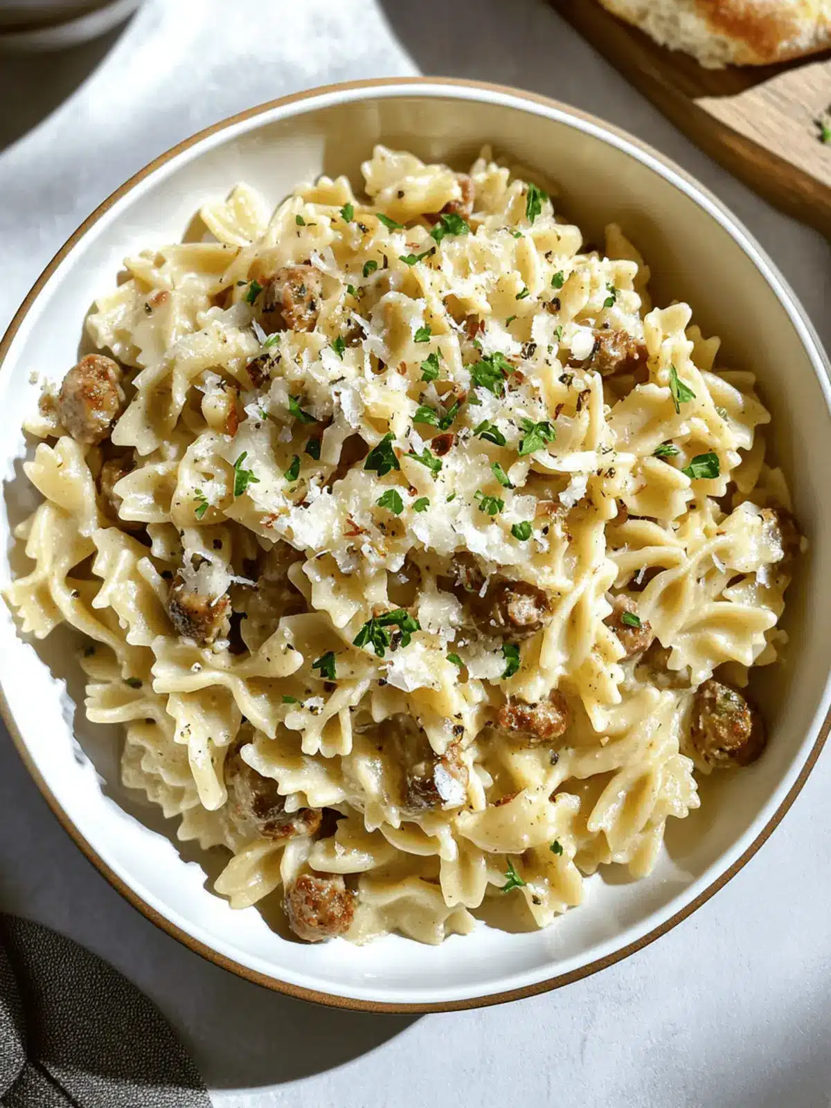 Heavenly Roasted Garlic Sausage & White Wine Pasta Recipe 5 Roasted Garlic Sausage & White Wine Pasta