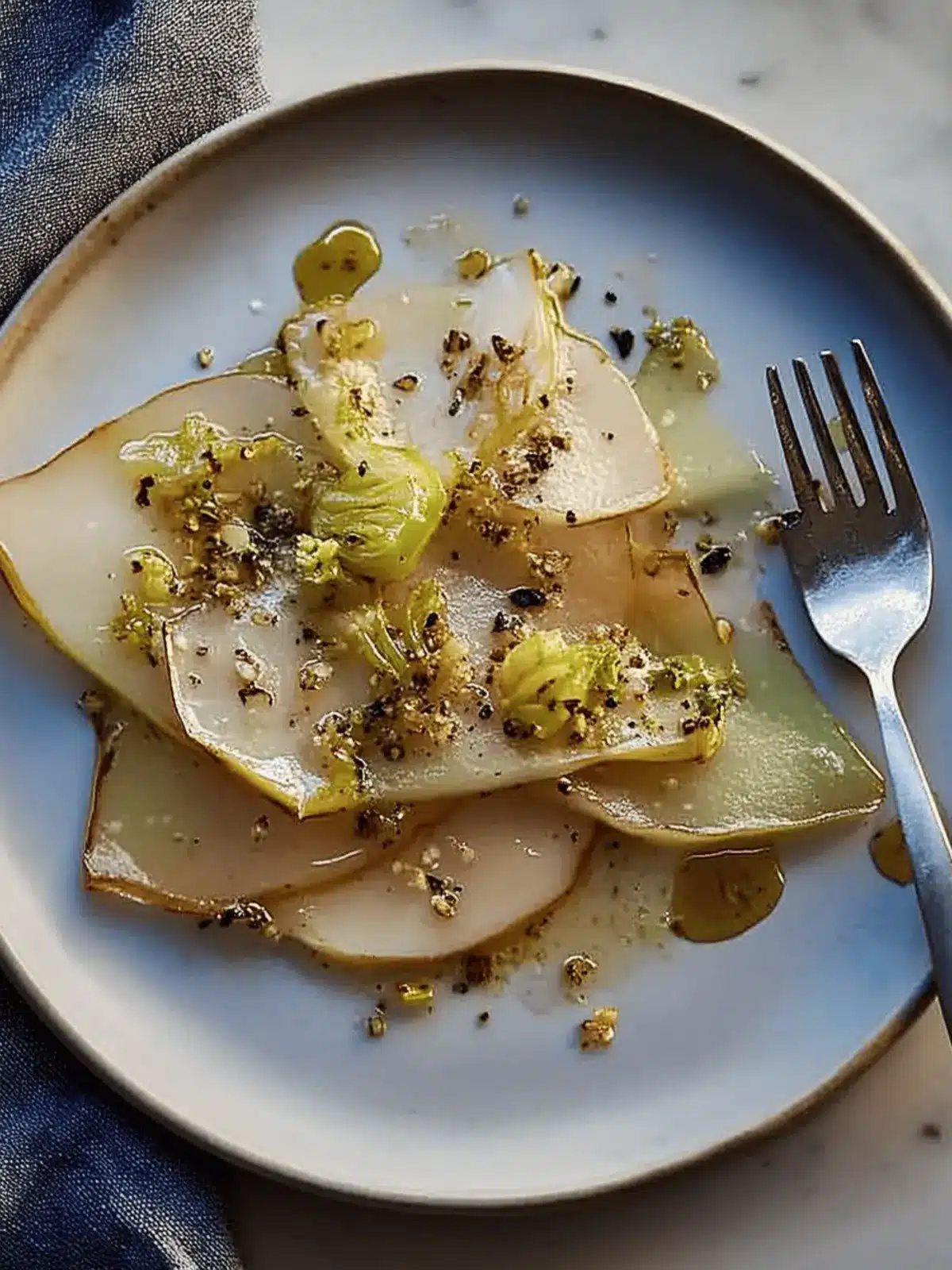 Roasted Celery Root Carpaccio
