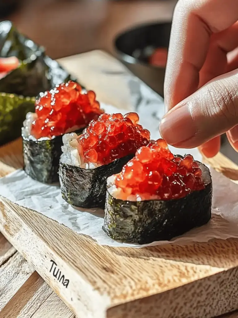 “Tuna” Gunkan Maki Sushi