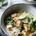 Lemongrass Coconut Tofu Noodle Bowls