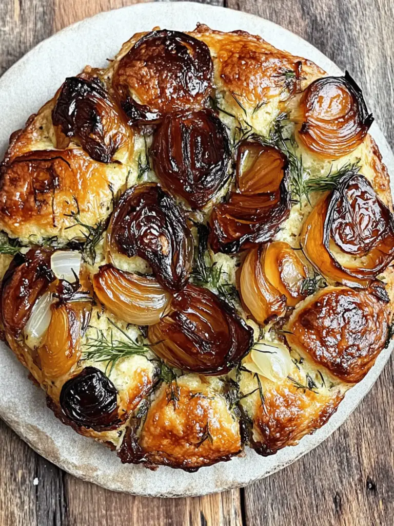 Goat's cheese, dill and onion savoury scones
