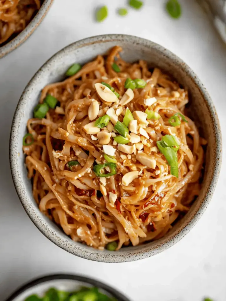 Spicy Peanut Butter Noodles