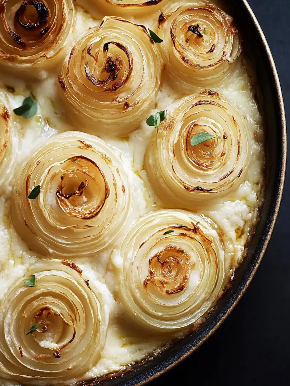 Roasted Parmesan Creamed Onions