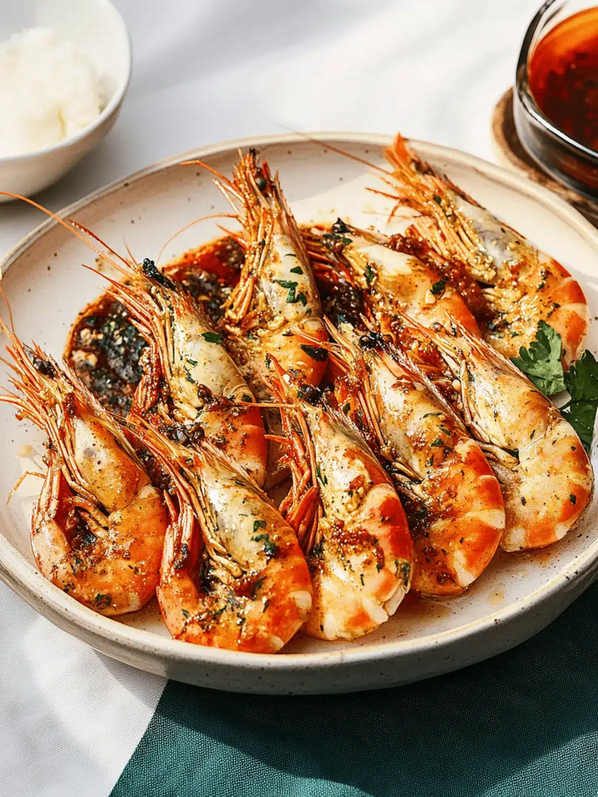 BBQ Chilli Garlic Prawns
