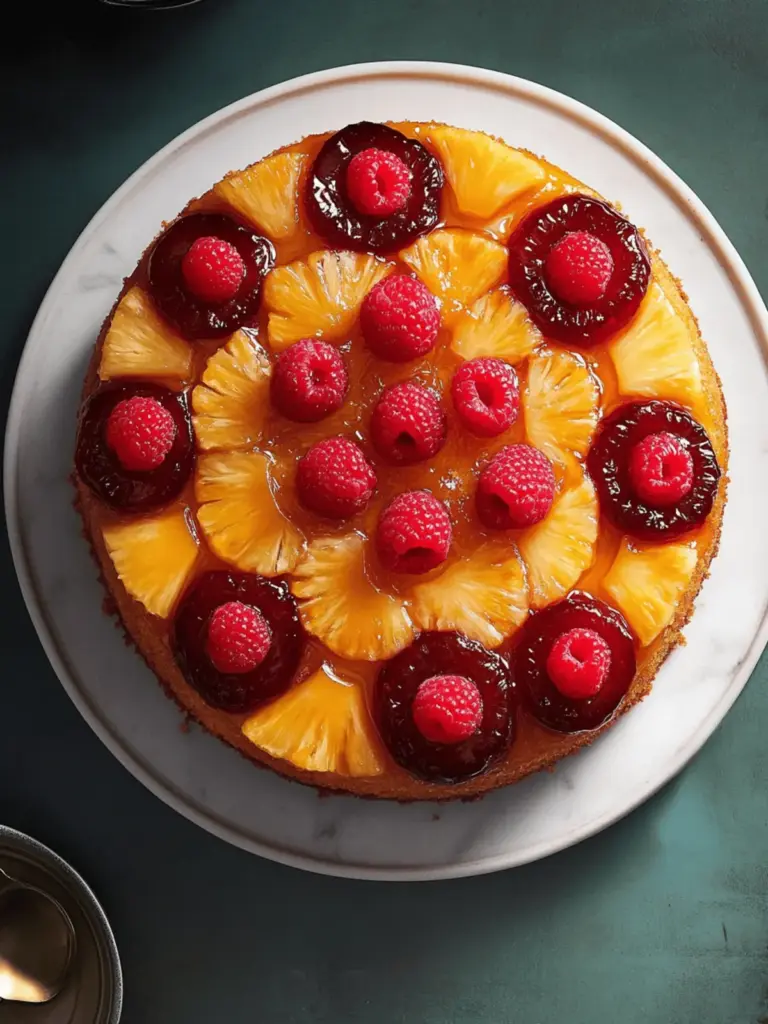 Sourdough Pineapple Upside-Down Cake