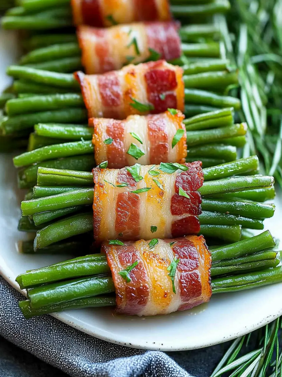 Bacon Green Bean Bundles