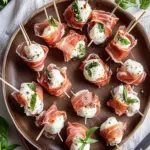 Prosciutto Wrapped Mozzarella Bites
