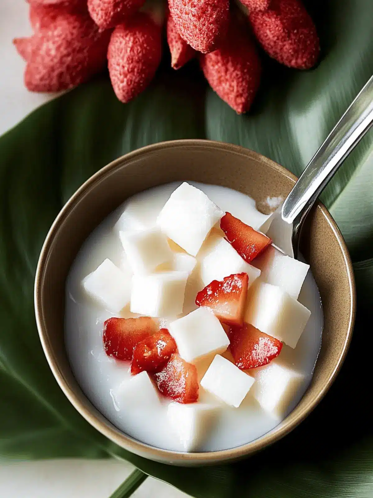 Haupia (Hawaiian Coconut Pudding)