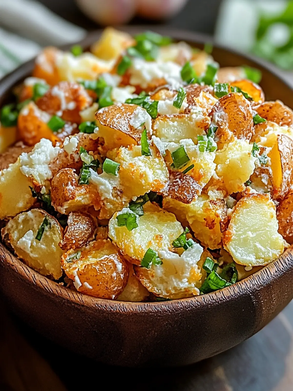 Crispy Smashed Potato Salad