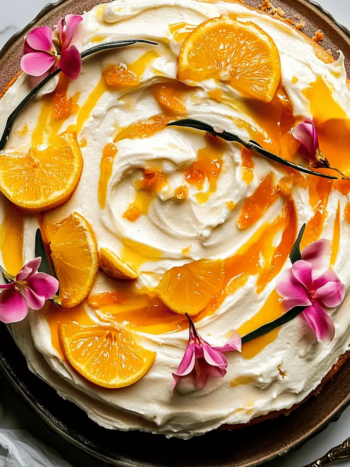 Citrus Olive Oil Cake Topped with Citrus Cream Bliss 4 Citrus Olive Oil Cake Topped with a Citrus Cream