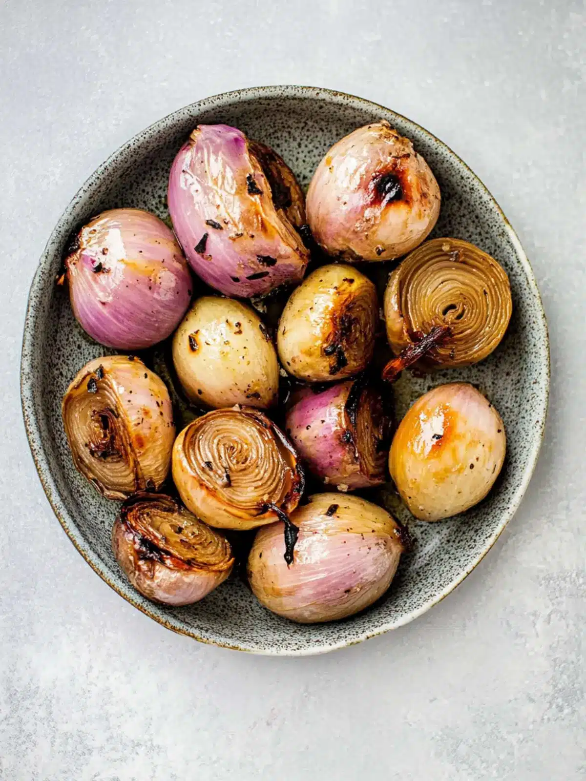 Roasted Shallots Glazed with Balsamic Butter Delight 4 Roasted Shallots