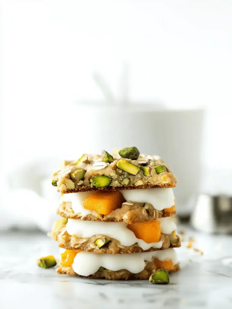 Apricot Pistachio Oatmeal Cookie
