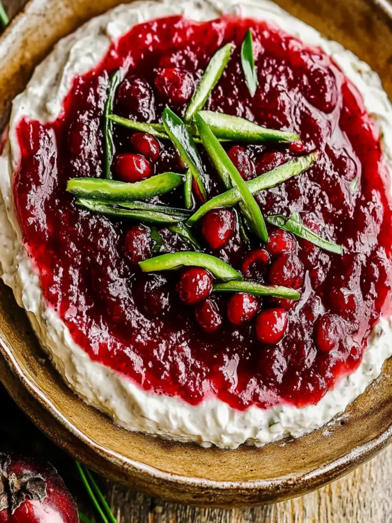 Cranberry Jalapeño Cream Cheese Dip