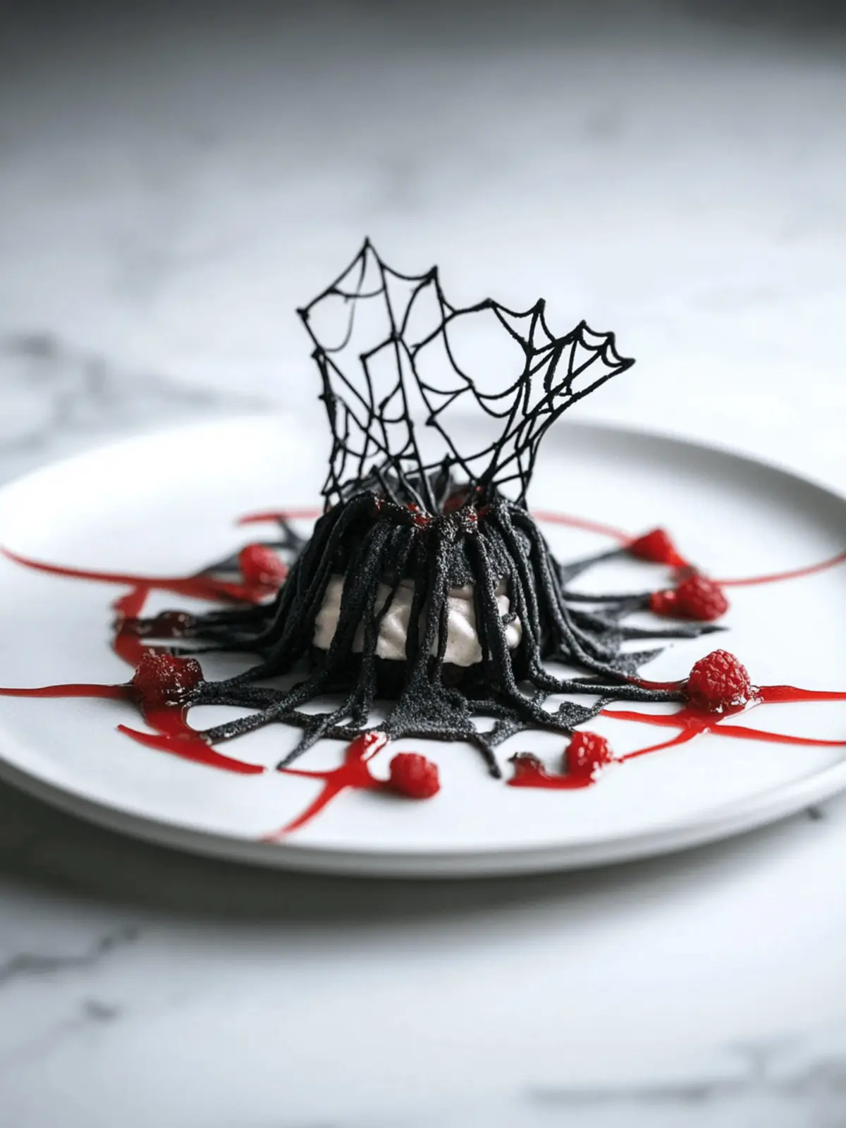 Halloween Simple Plated Dessert