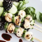 Blackberry Cucumber Caprese Skewers: Your New Summer Hit 6 Blackberry Cucumber Caprese Skewers