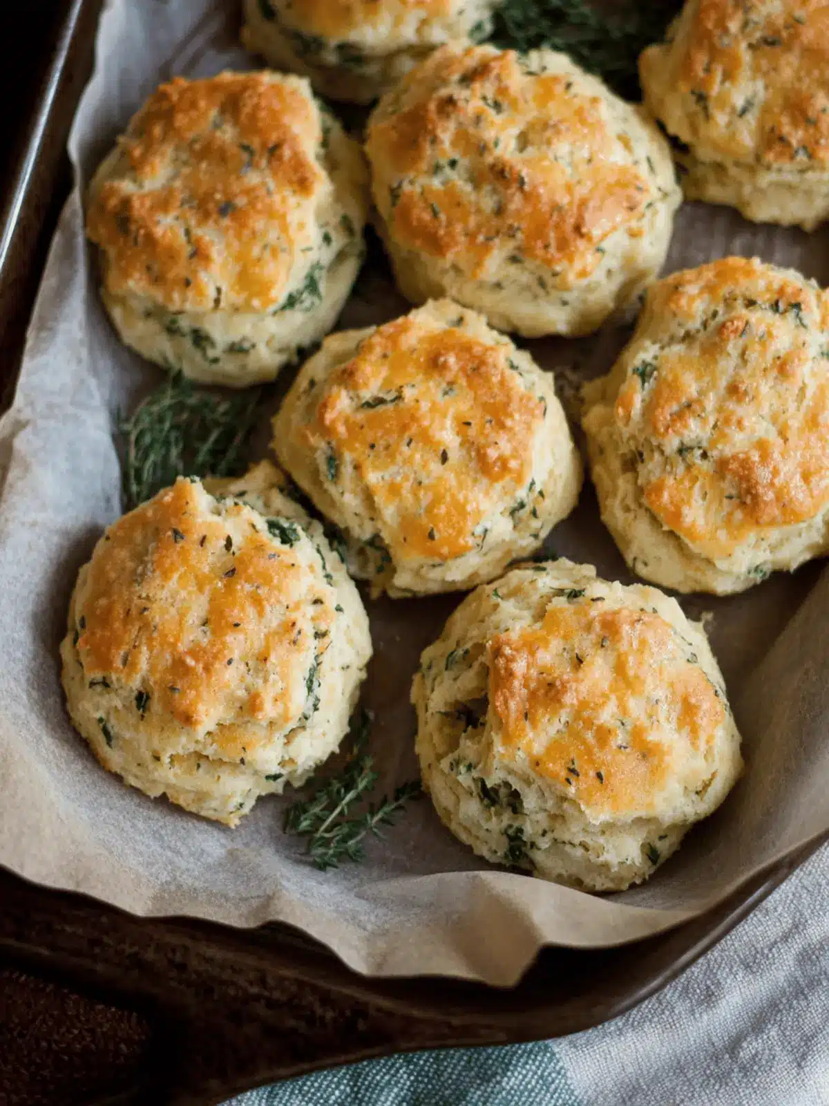 Perfect Fluffy Cheddar and Herb Biscuits for Ultimate Comfort 5 Fluffy Cheddar and Herb Biscuits