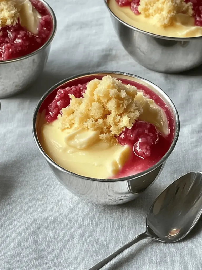 RHUBARB & CUSTARD PUDDING