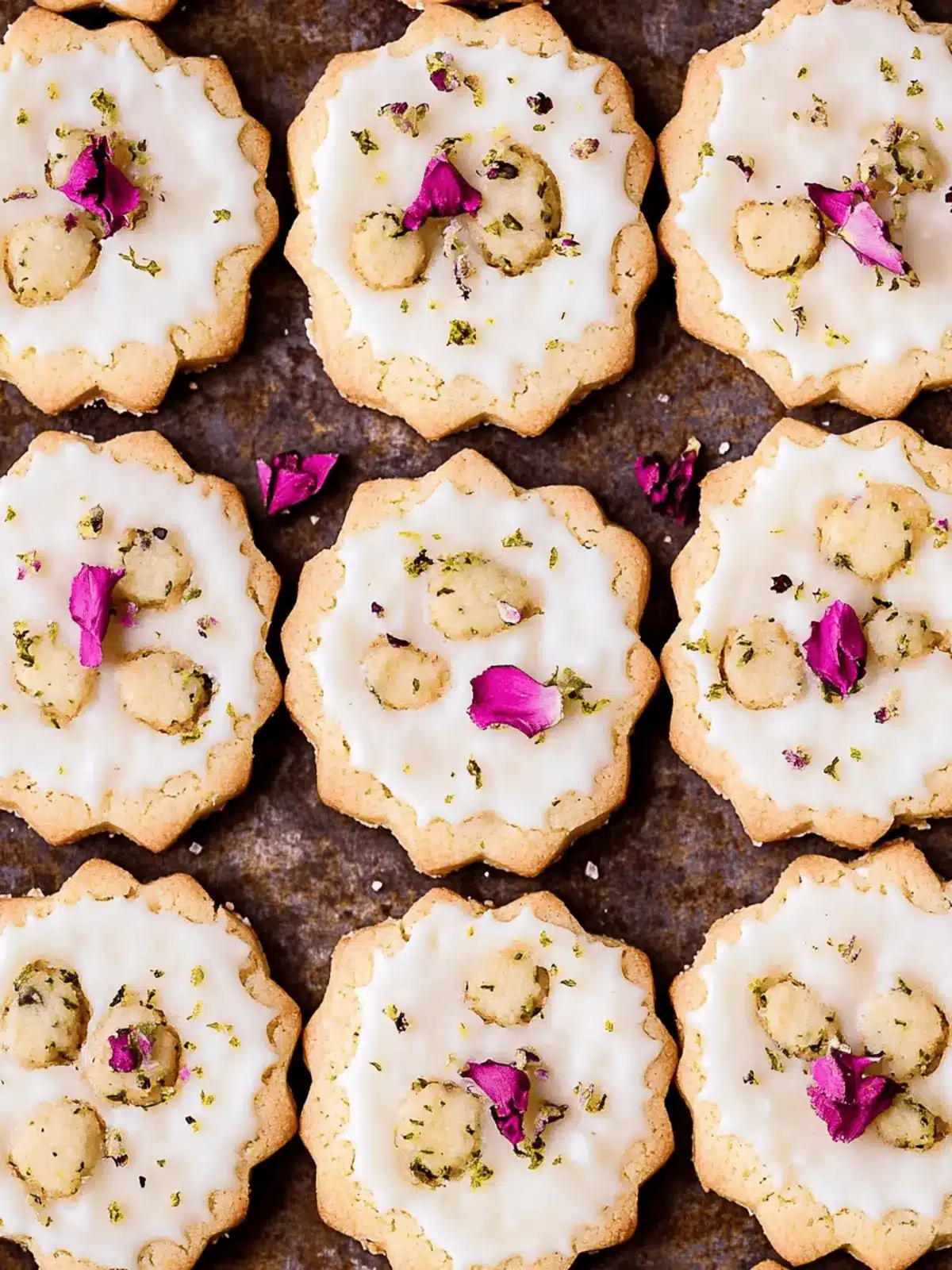 Persian Love Cookies: Irresistibly Floral Shortbread Treats 5 Persian Love Cookies