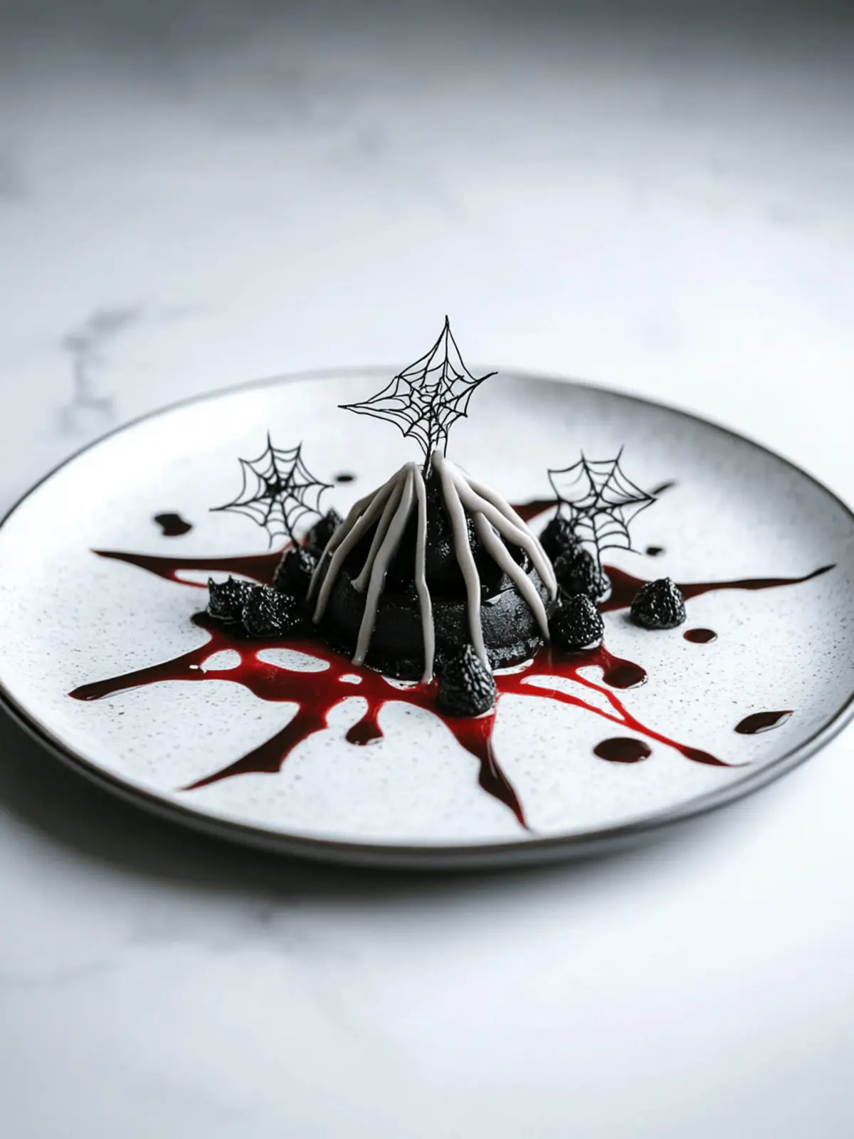 Halloween Simple Plated Dessert