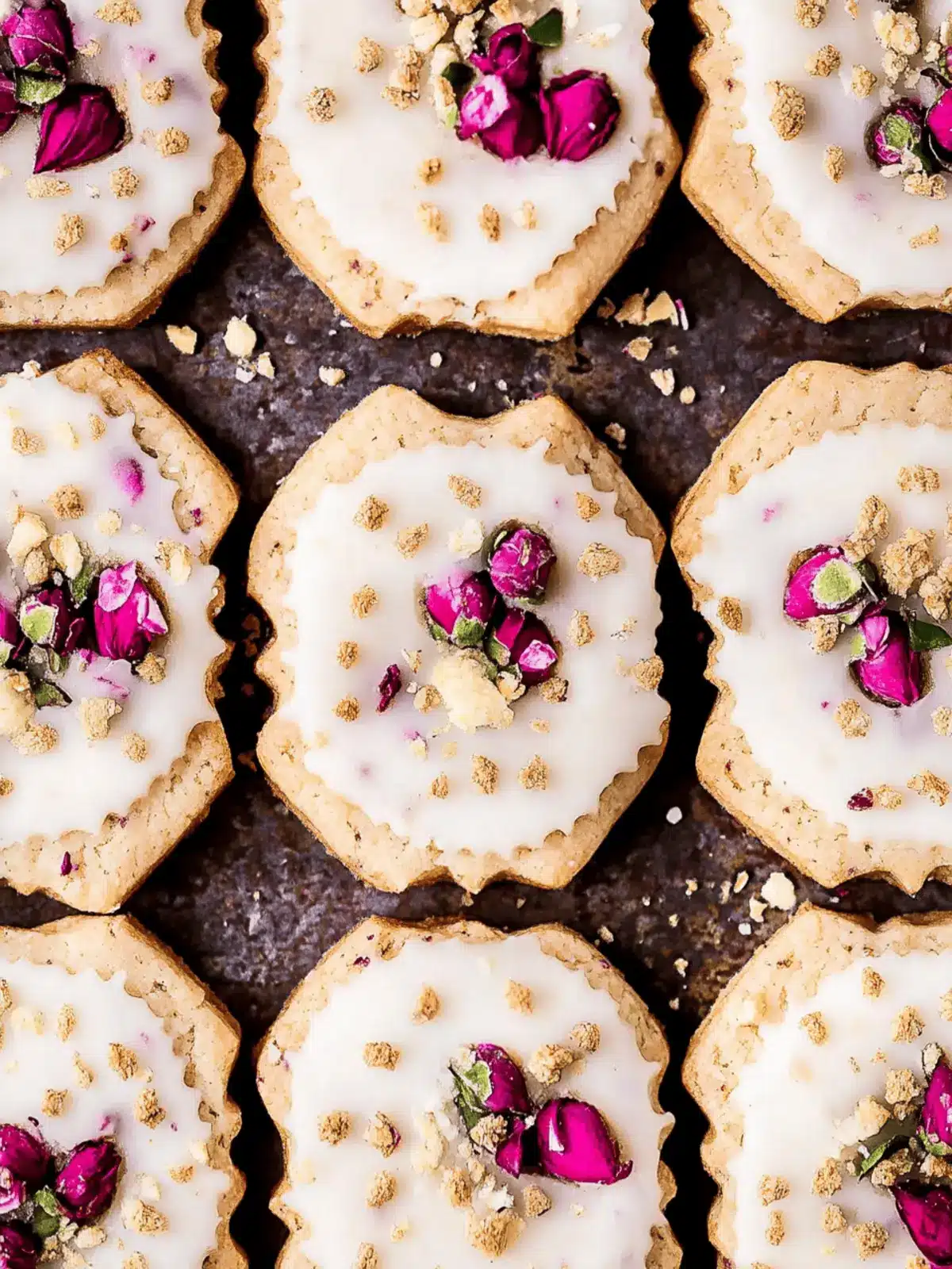 Persian Love Cookies: Irresistibly Floral Shortbread Treats 2 Persian Love Cookies