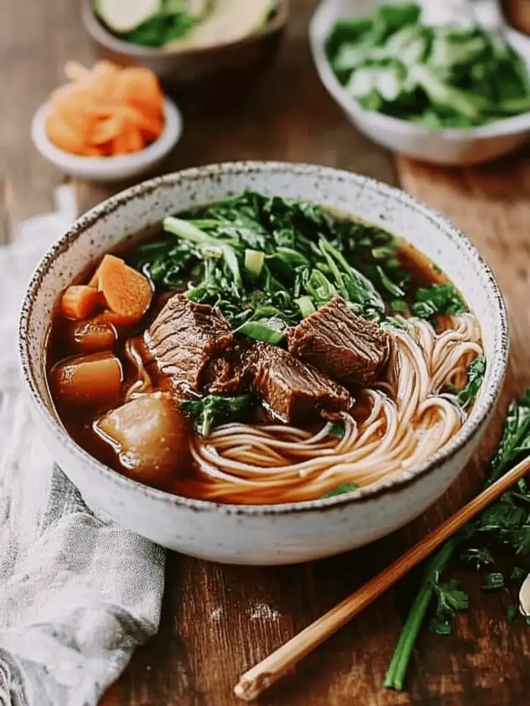 Braised Beef Noodle Soup