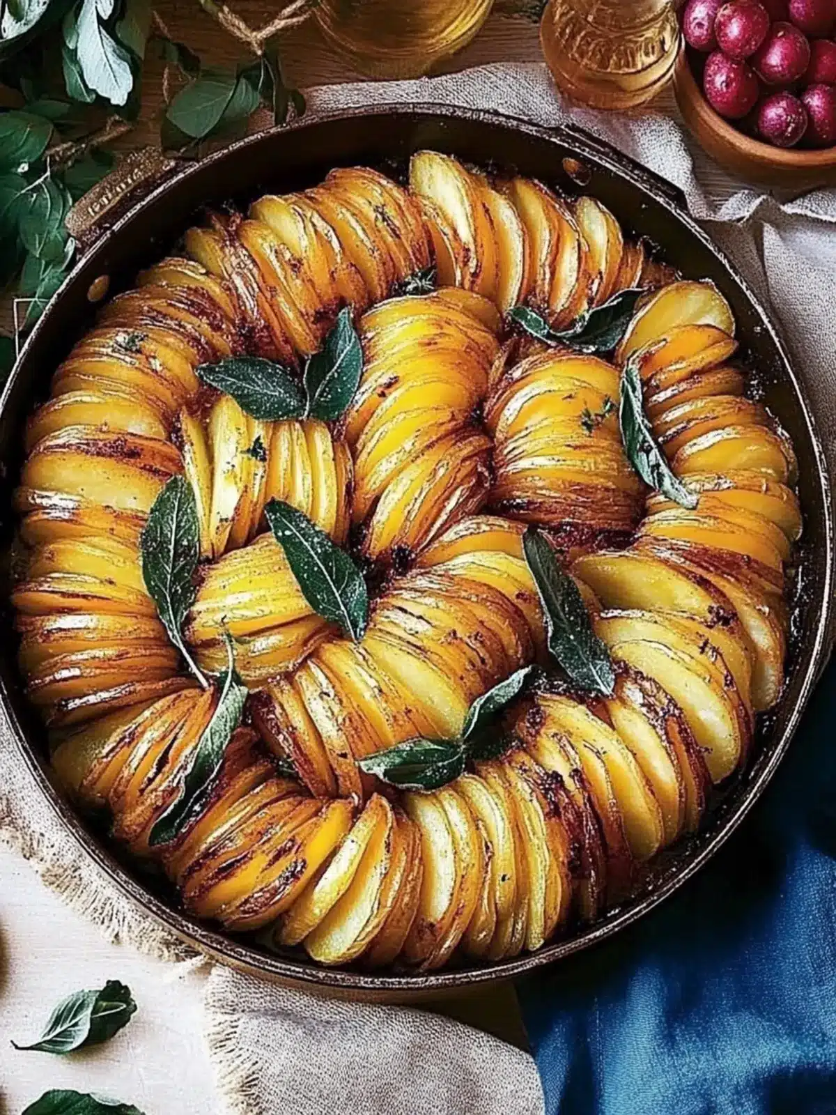 Crispy pan potatoes