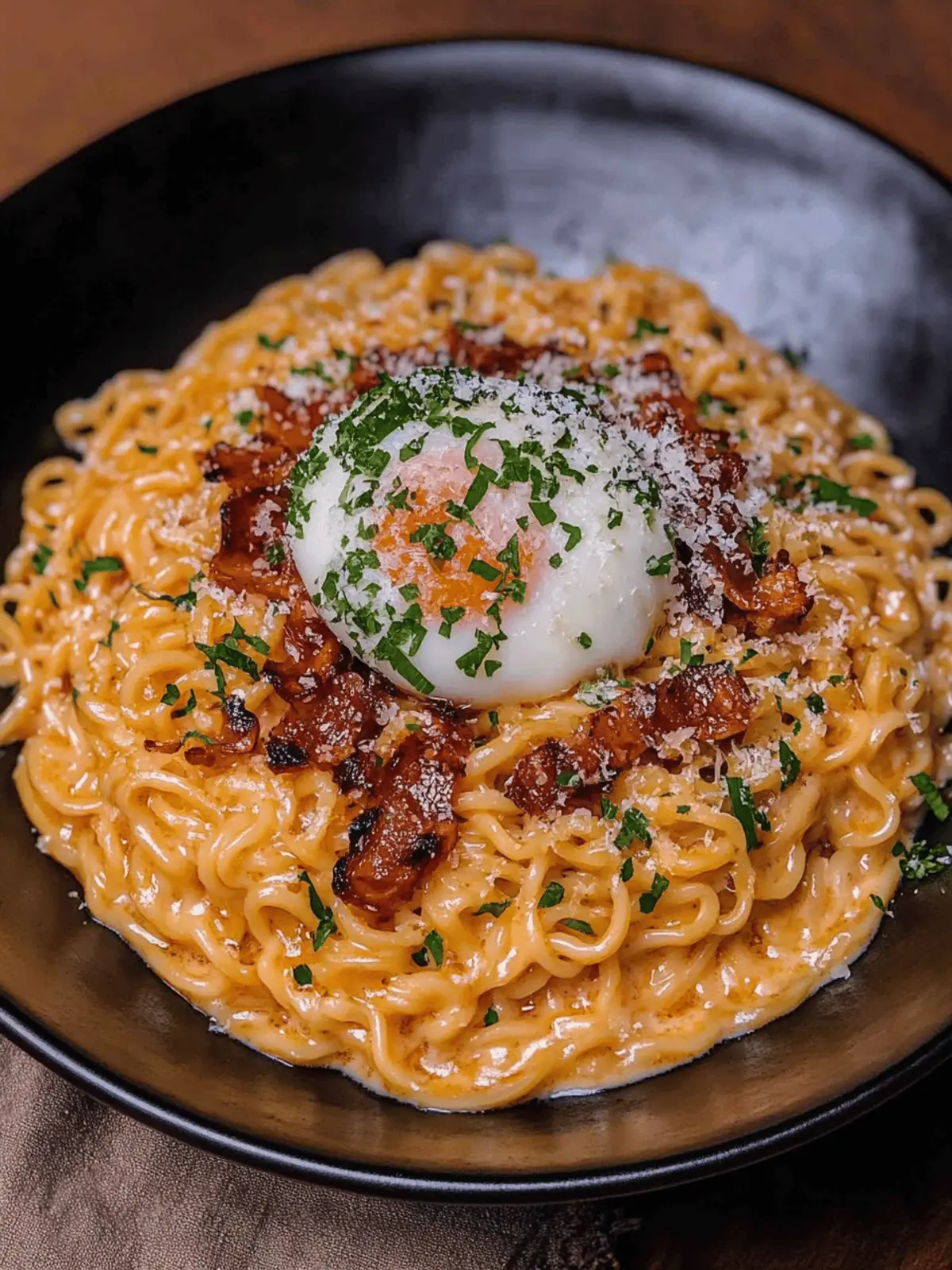 Savory Ramen Carbonara: A Fast and Fun Dinner Twist 4 Ramen Carbonara