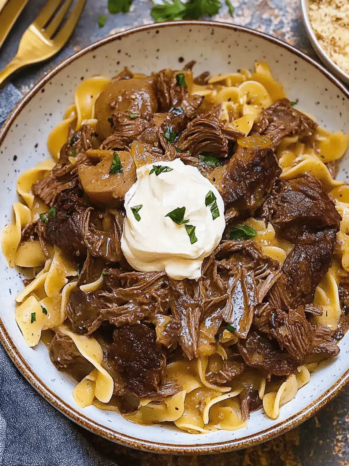 Savory Slow Cooker Pot Roast Beef Stroganoff for Comfort Food Bliss 3 Slow Cooker Pot Roast Beef Stroganoff
