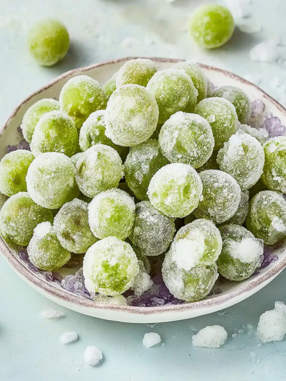 Healthy Sour Candied Frozen Grapes You Need to Try Today 2 Healthy Sour Candied Frozen Grapes