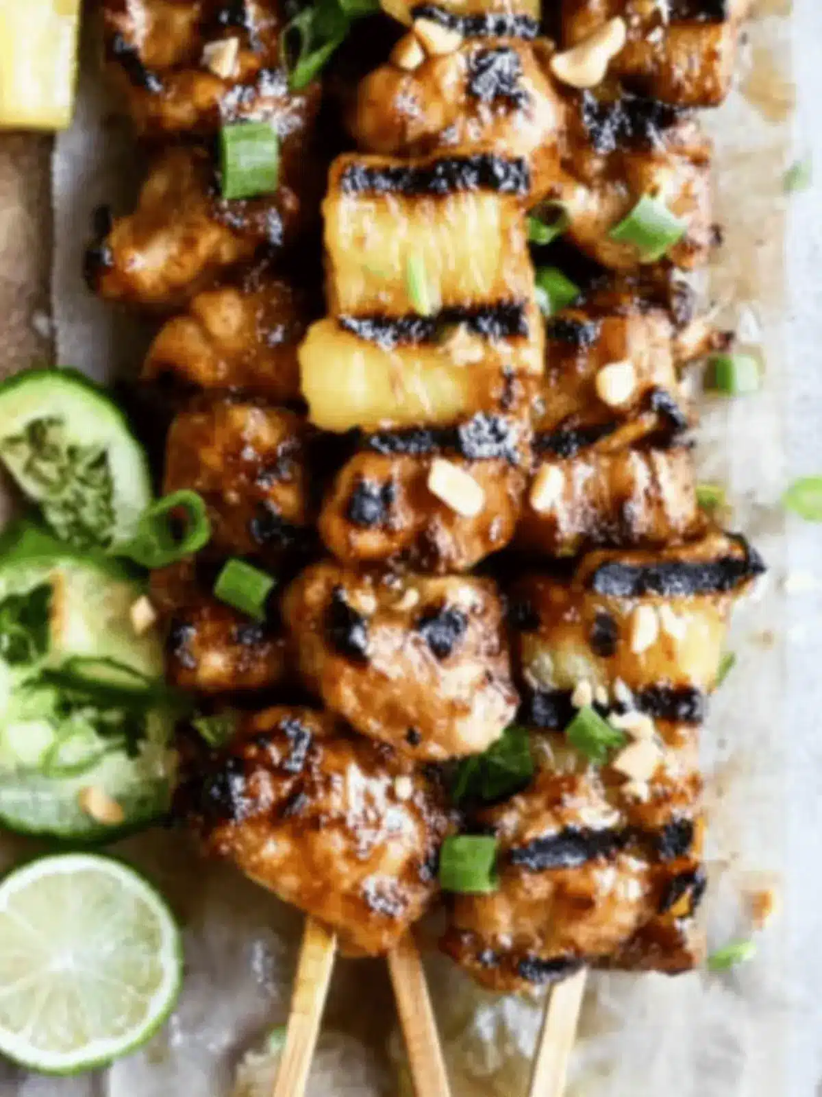 Thai Pineapple Peanut Satay Chicken in 30 Minutes or Less 5 Thai Pineapple Peanut Satay Chicken