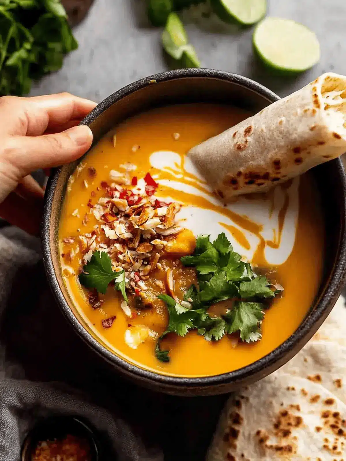 Thai Coconut Pumpkin Soup
