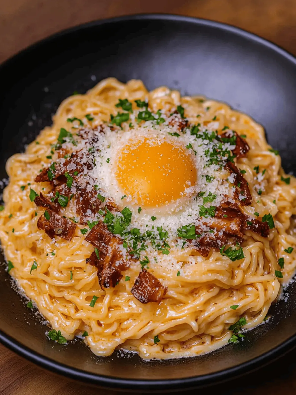 Savory Ramen Carbonara: A Fast and Fun Dinner Twist 2 Ramen Carbonara