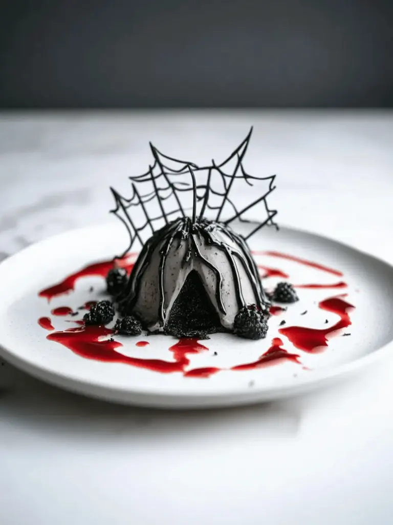 Halloween Simple Plated Dessert