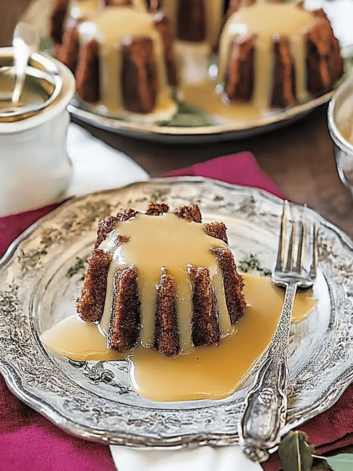 Figgy Pudding with Sticky Toffee Sauce