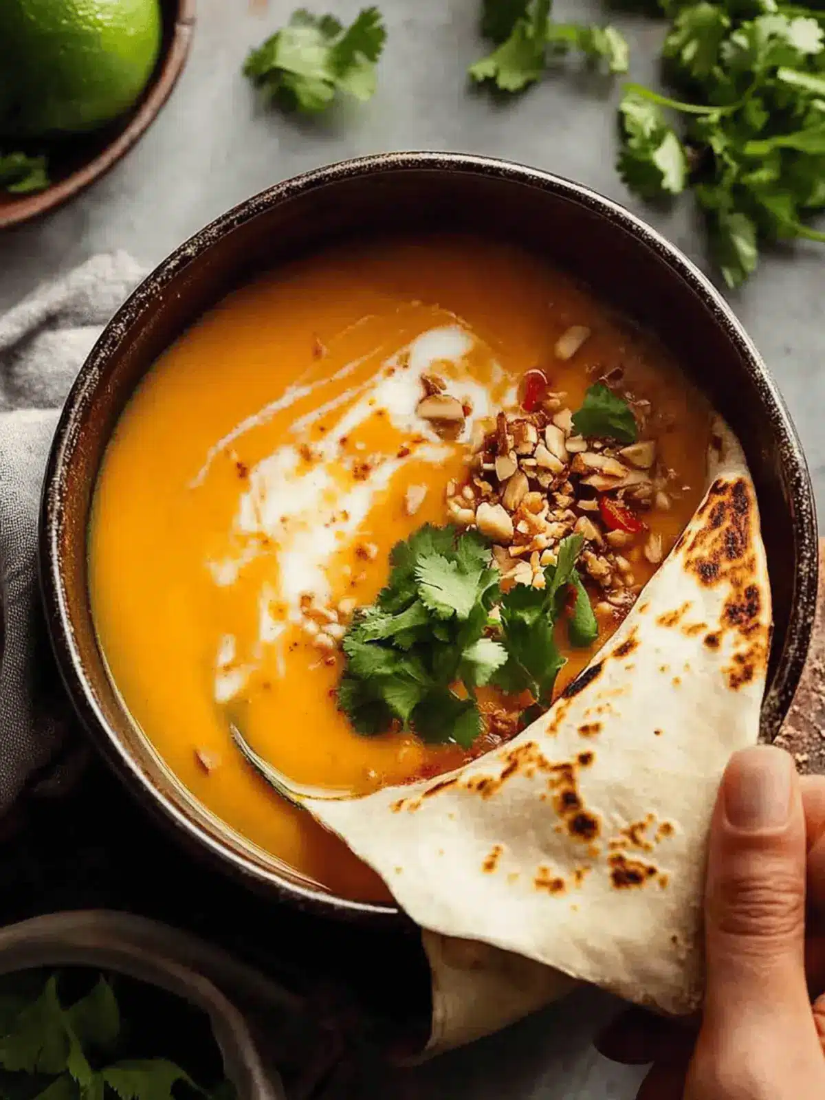 Thai Coconut Pumpkin Soup