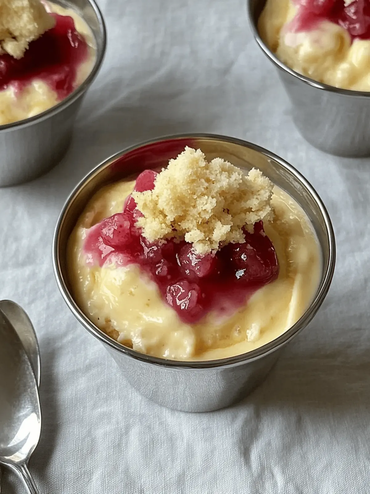 RHUBARB & CUSTARD PUDDING