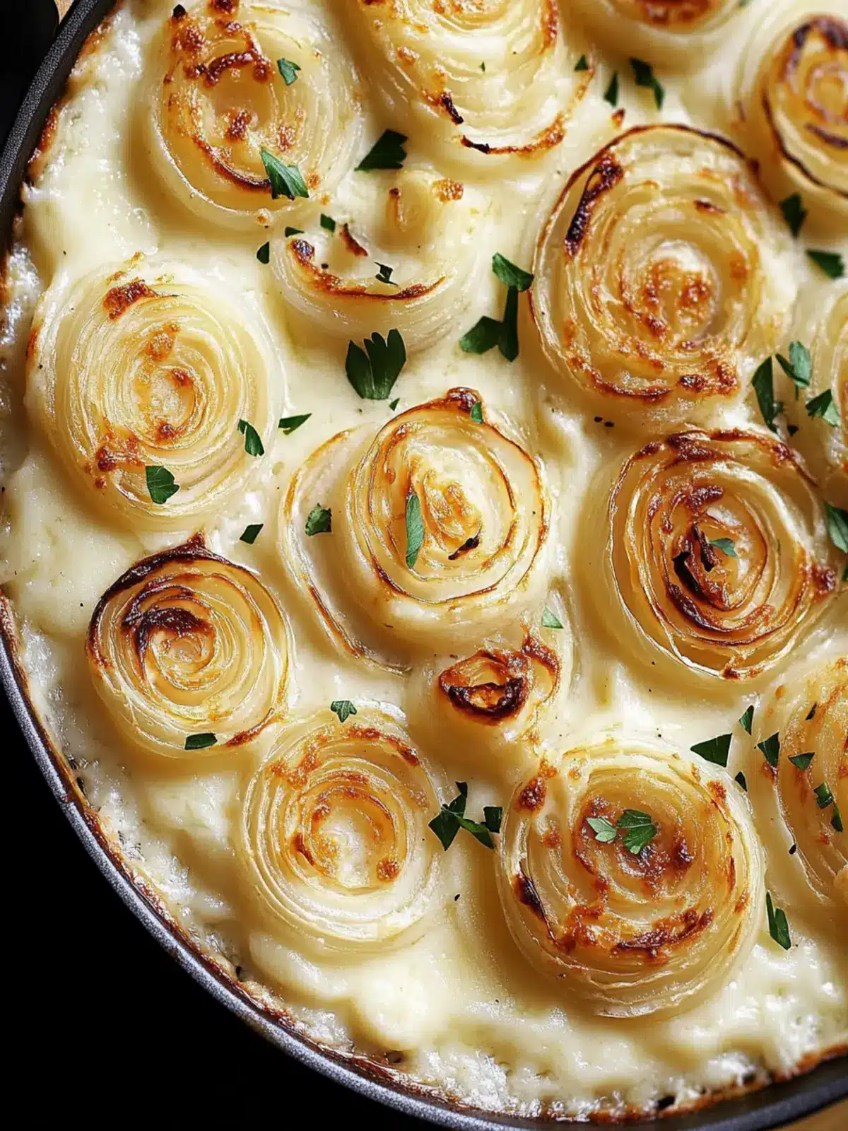 Roasted Parmesan Creamed Onions